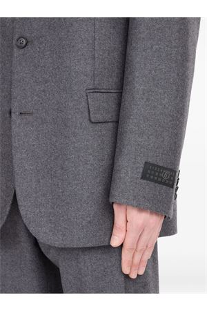 Grey Single-breasted blazer MM6 MAISON MARGIELA | SH0BN0016M35466860M